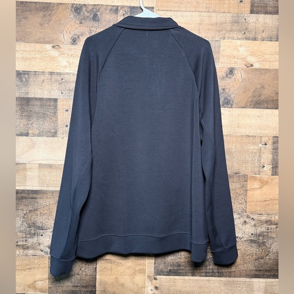 NEW NWOT Lululemon Athletica Men’s Black 1/4 Zip Pullover Sweater XL Extra L - Picture 3 of 4